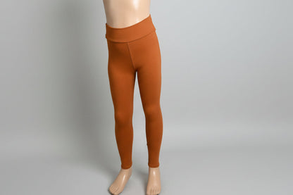 Solid colour, soft, stretch leggings in black, green, navy, grey, orange, pink, fuchsia, purple and more!