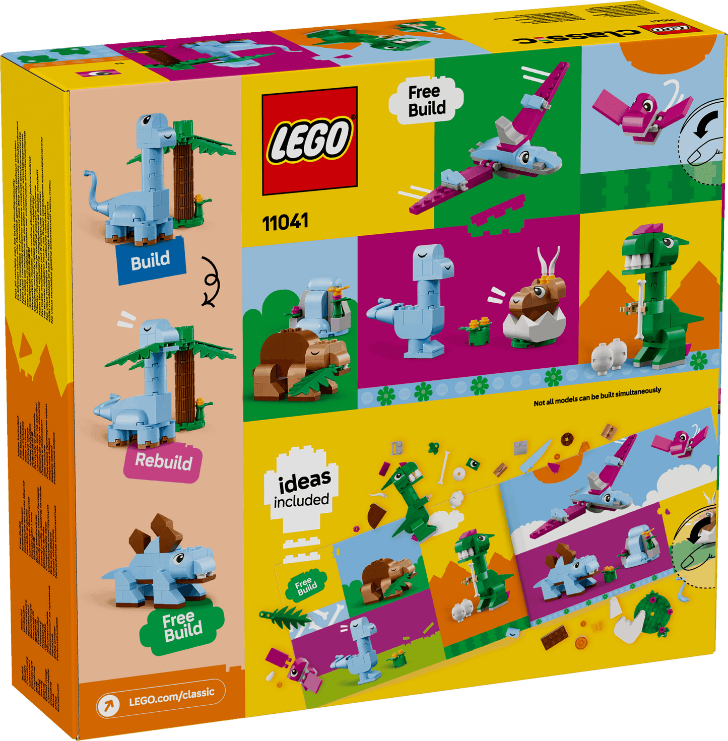 Lego Classic 11041 Creative Dinosaurs Toy Playset for Ages 5 and Up
