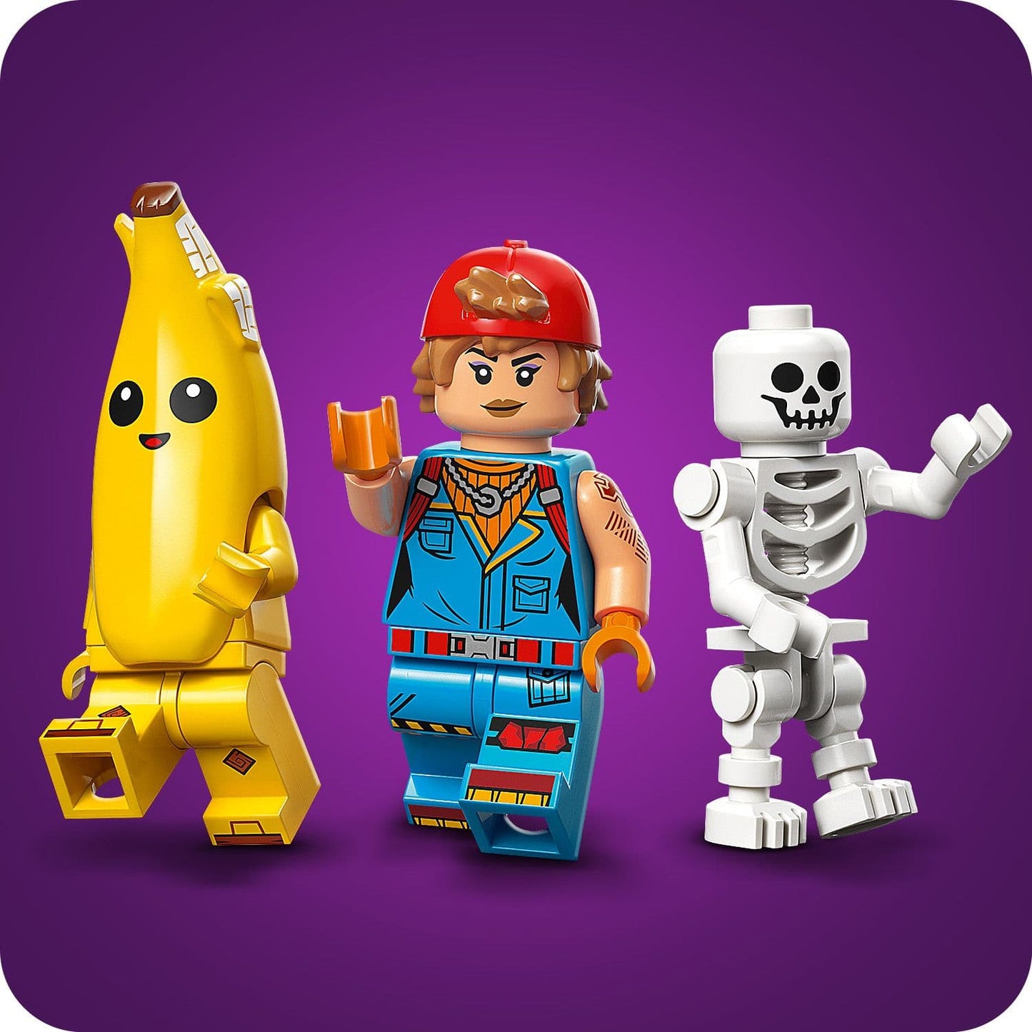 Lego Fortnite 77075 Peely & Sparkplug's Camp Playset for Ages 7 and Up