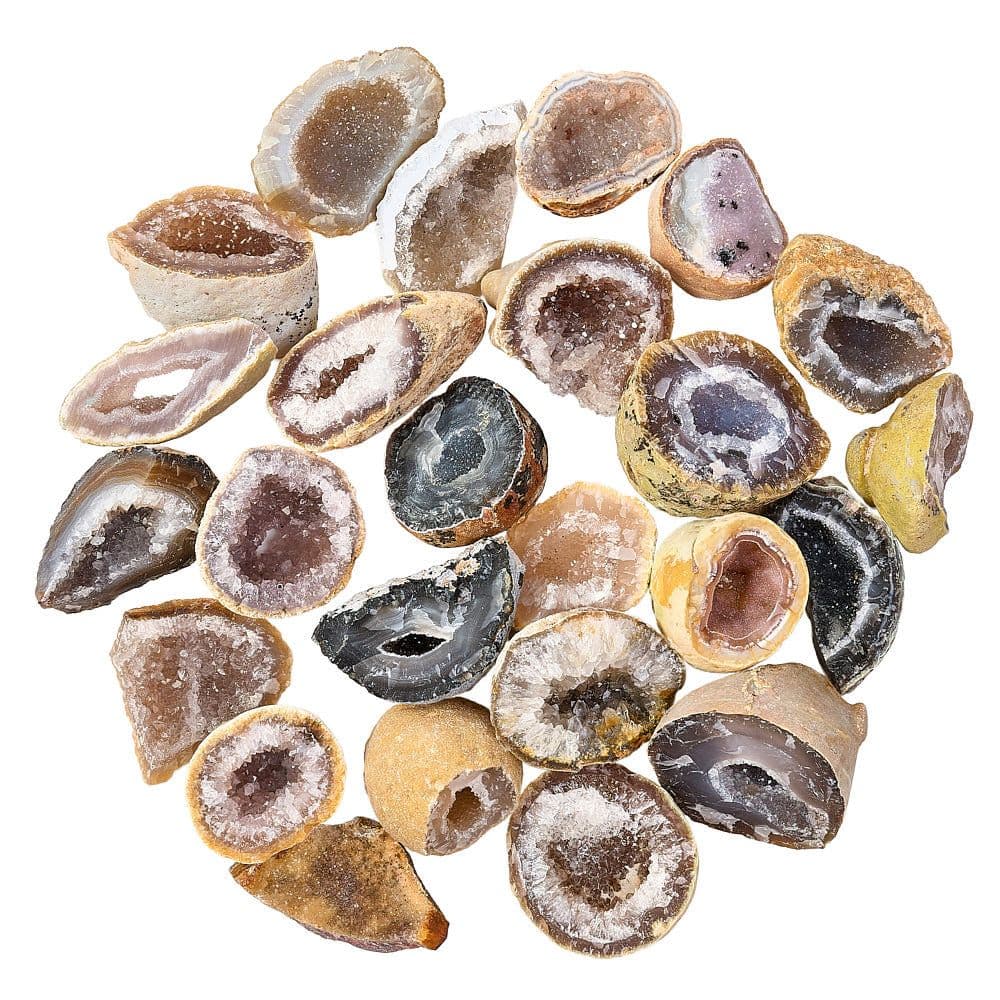 Druzy Agate Geode Collectable Crystal Naturally Coloured (SINGLE UNIT)