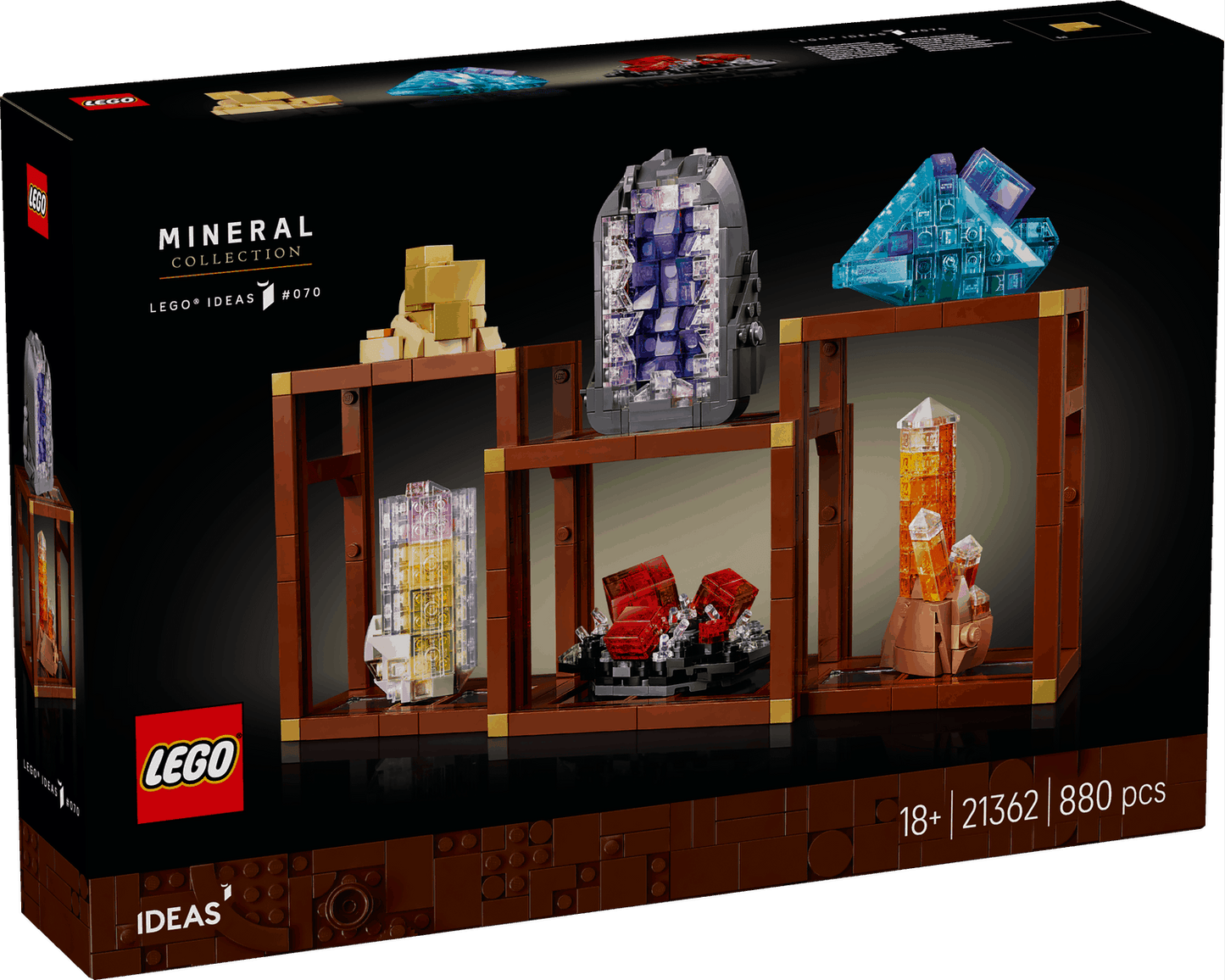 Lego Ideas 21362 Mineral Collection Set for Adults Aged 18 and Up