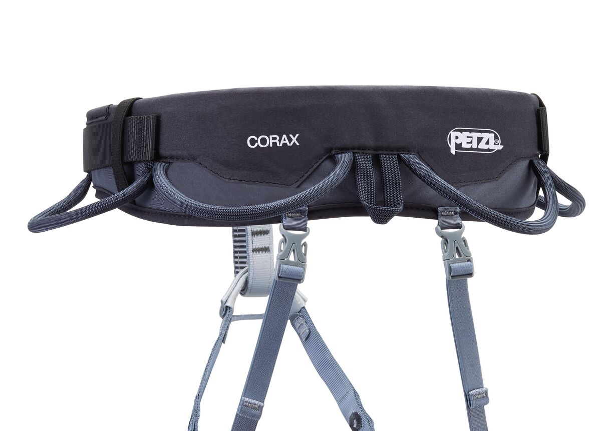 Petzl Corax New Style Climbing Harness - Dark Grey