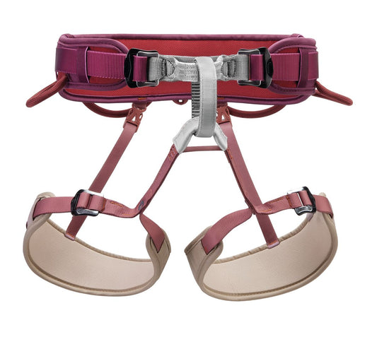 Petzl Corax New Style Climbing Harness - Dark Red