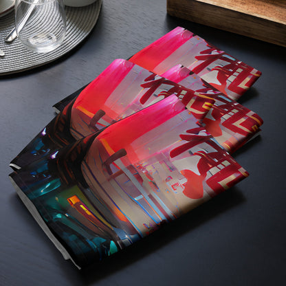 Half Black Half Báijiǔ - Cloth Napkin Set