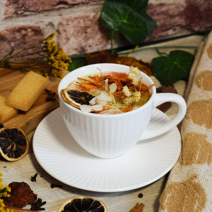 Unscented Autumnal Soy Cup Candle