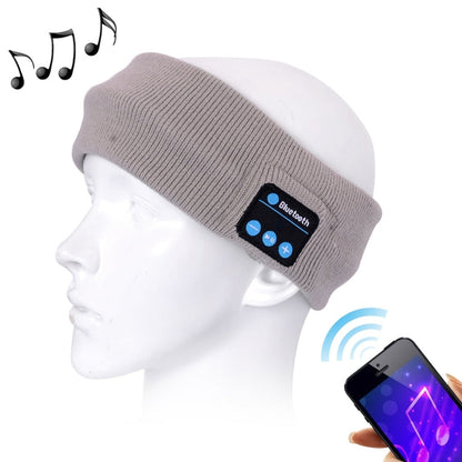 Knitted Bluetooth Headsfree Sport Music Headband with Mic for iPhone / Samsung and Other Bluetooth Devices