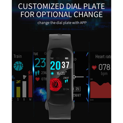 H29 1.14 inches IPS Color Screen Smart Bracelet IP67 Waterproof, Support Step Counting / Call Reminder / Heart Rate Monitoring / Sleep Monitoring