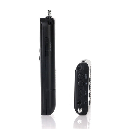 HRD-104 Mini Portable FM + AM Two Band Radio with Loudspeaker