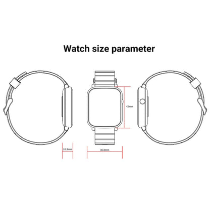 SMA-F1 1.3 inch TFT Full Touch Screen IP68 Waterproof Smart Sports Watch, Support Dynamic Heart Rate & Blood Pressure & Sleep Detection / Bluetooth / Alarm Clock / Photo Control, SMA-F1