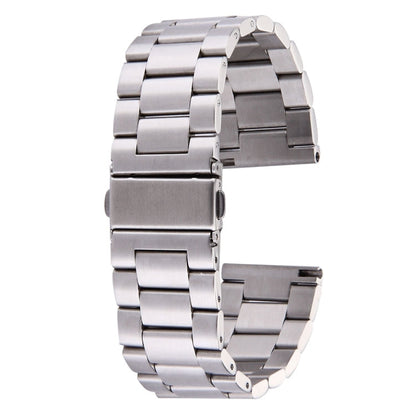 For Fitbit Blaze Smart Watch Butterfly Buckle 3 Beads Stainless Steel Watchband