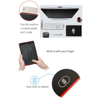 Portable 12 inch LCD Writing Tablet Drawing Graffiti Electronic Handwriting Pad Message Graphics Board Draft Paper with Writing Pen, 12 inch White, 12 inch Black, 12 inch Green, 12 inch Blue, 12 inch Red