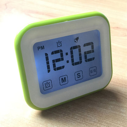 Kitchen Timer Digital Alarm Clock Large LCD Touch Screen Come with Night Light for Cooking Baking