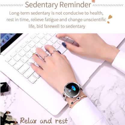 AK15 Fashion Smart Female Bracelet, 1.08 inch Color LCD Screen, IP67 Waterproof, Support Heart Rate Monitoring / Sleep Monitoring / Remote Photography