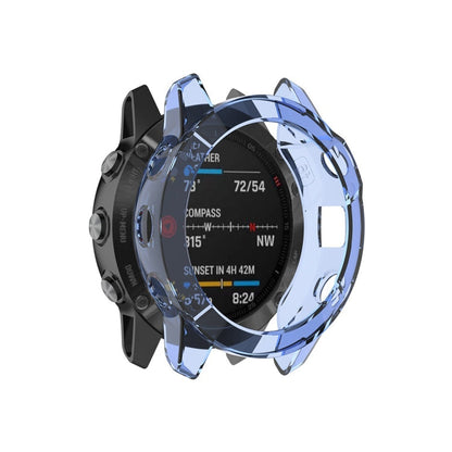 For Garmin Fenix 6 TPU Half Coverage Smart Watch Protevtice Case, For Garmin Fenix 6