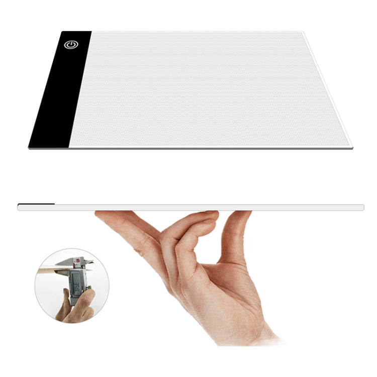 2.2W 5V LED Three Level of Brightness Dimmable A5 Acrylic USB Copy Boards Anime Sketch Drawing Sketchpad