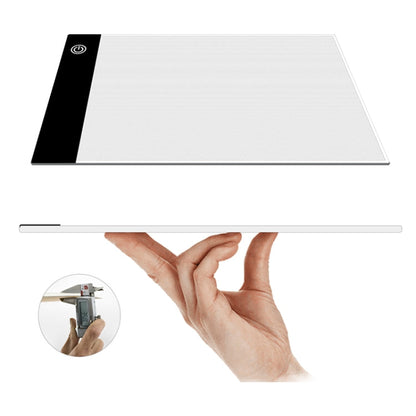 2.2W 5V LED Three Level of Brightness Dimmable A5 Acrylic USB Copy Boards Anime Sketch Drawing Sketchpad