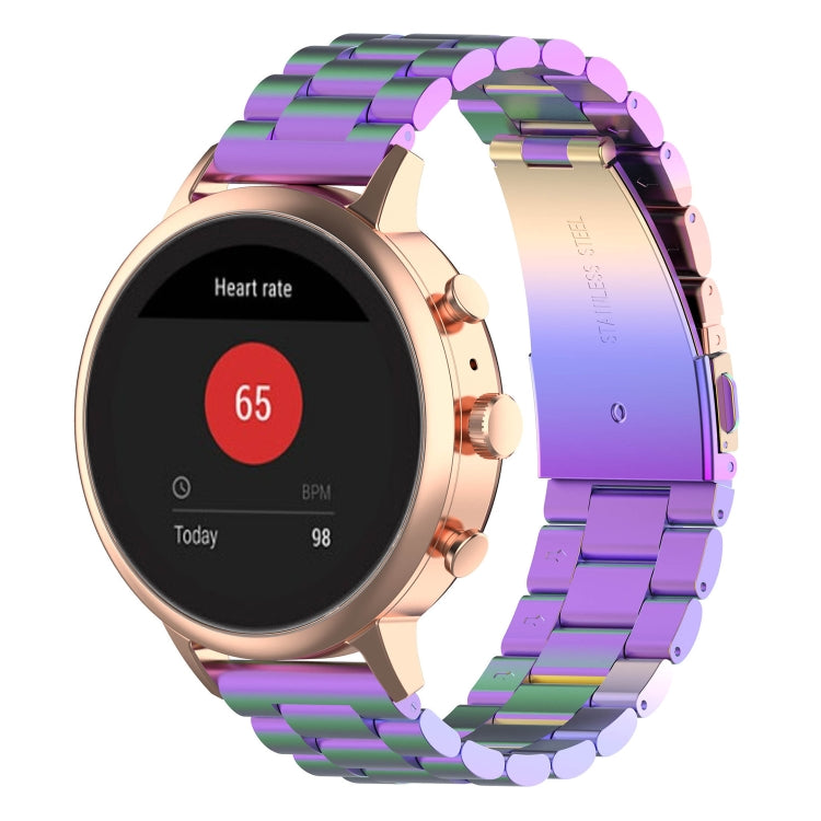 18mm Steel Wrist Strap Watch Band for Fossil Female Sport / Charter HR / Gen 4 Q Venture HR
