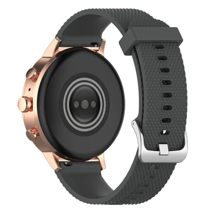 18mm Texture Silicone Wrist Strap Watch Band for Fossil Female Sport / Charter HR / Gen 4 Q Venture HR