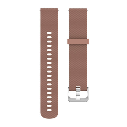 18mm Texture Silicone Wrist Strap Watch Band for Fossil Female Sport / Charter HR / Gen 4 Q Venture HR