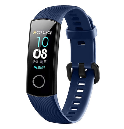 Solid Color Silicone Watch Band for Huawei Honor Band 4