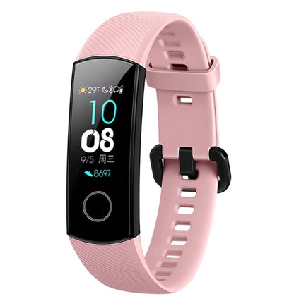 Solid Color Silicone Watch Band for Huawei Honor Band 4