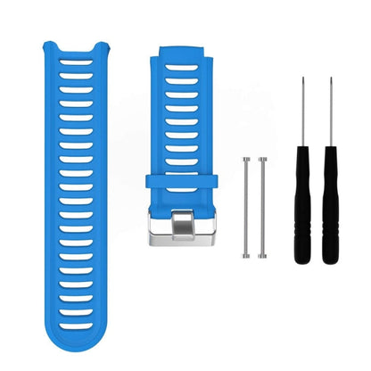 Solid Color Silicone Watch Band for Garmin Forerunner 910XT