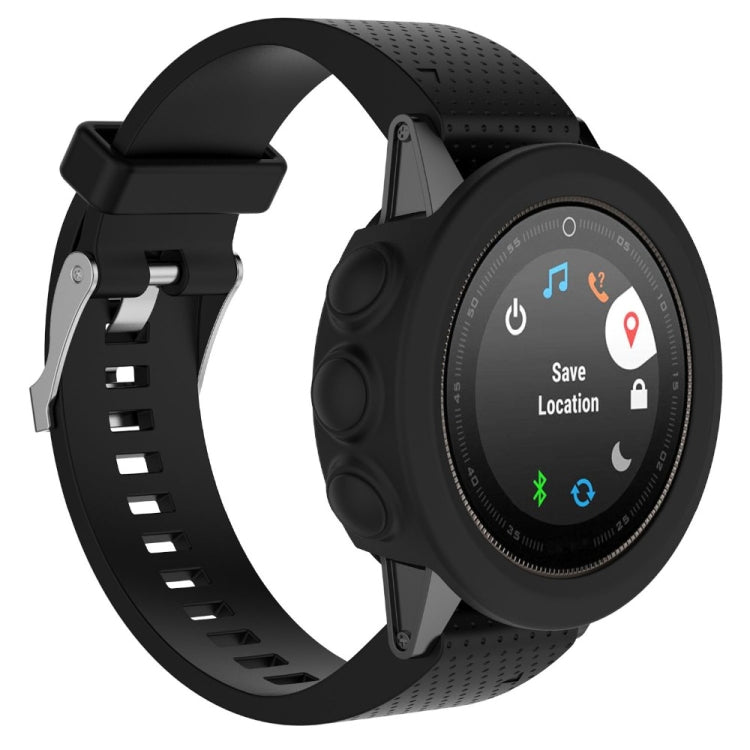 Solid Color Silicone Watch Protective Case for Garmin Fenix 5, For Garmin Fenix 5
