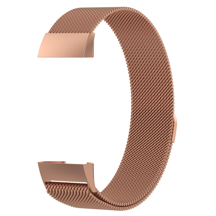 Stainless Steel Magnet Watch Band for FITBIT Charge 3, Size:Large, 217x18mm