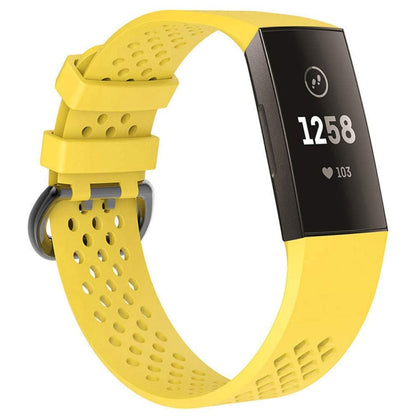 Square Hole Adjustable Sport Watch Band for FITBIT Charge 3