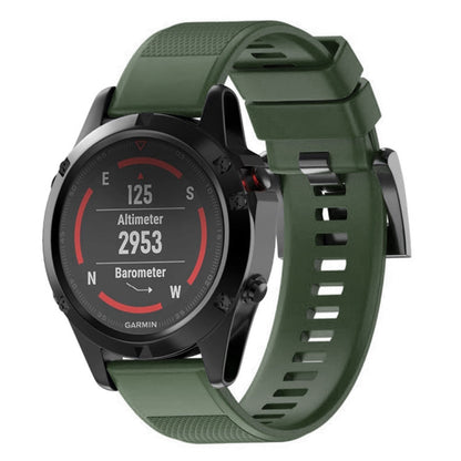 Quick Removable Silicone Watch Band for Fenix 5X 26mm, For Fenix 5X 26mm