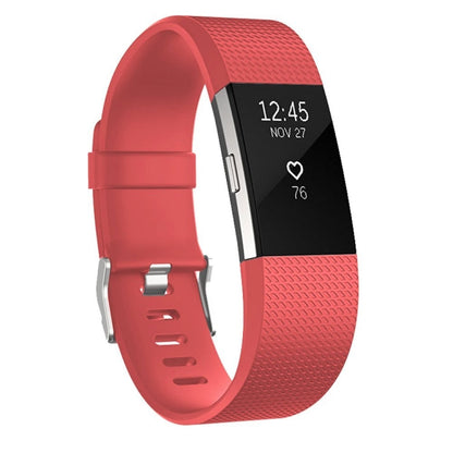 Square Pattern Adjustable Sport Watch Band for FITBIT Charge 2, Size: S, 10.5x8.5cm, S, Purple, S, Cyan, S, Pink, S, Red, S, Green, S, Rose Red, S, Grey, S, Sky Blue, S, Blue, S, White, S, Aurora Blue, S, Black, S, Light Pink, S, Mint Green, Coral Red ...