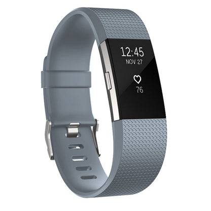 Square Pattern Adjustable Sport Watch Band for FITBIT Charge 2, Size: L, 12.5x8.5cm, L, Blue, L, White, L, Aqua Blue, L, Black, L, Light Pink, L, Light Purple, L, Mint Green, L, Coral Red, L, Navy Blue, L, Dark Purple, L, Purple, L, Cyan, L, Pink, L, R...