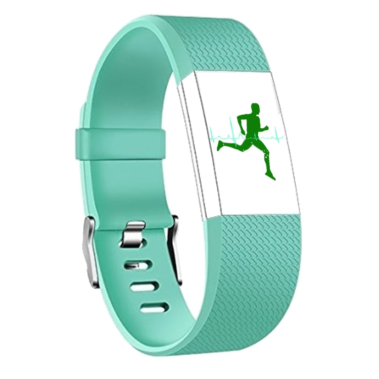 Square Pattern Adjustable Sport Watch Band for FITBIT Charge 2, Size: L, 12.5x8.5cm, L, Blue, L, White, L, Aqua Blue, L, Black, L, Light Pink, L, Light Purple, L, Mint Green, L, Coral Red, L, Navy Blue, L, Dark Purple, L, Purple, L, Cyan, L, Pink, L, R...