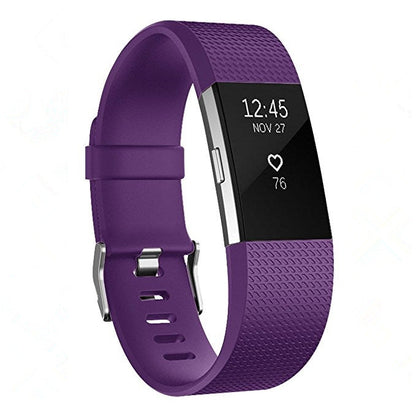Square Pattern Adjustable Sport Watch Band for FITBIT Charge 2, Size: L, 12.5x8.5cm, L, Blue, L, White, L, Aqua Blue, L, Black, L, Light Pink, L, Light Purple, L, Mint Green, L, Coral Red, L, Navy Blue, L, Dark Purple, L, Purple, L, Cyan, L, Pink, L, R...