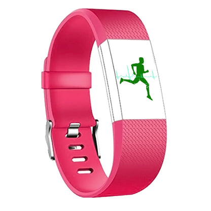 Square Pattern Adjustable Sport Watch Band for FITBIT Charge 2, Size: L, 12.5x8.5cm, L, Blue, L, White, L, Aqua Blue, L, Black, L, Light Pink, L, Light Purple, L, Mint Green, L, Coral Red, L, Navy Blue, L, Dark Purple, L, Purple, L, Cyan, L, Pink, L, R...