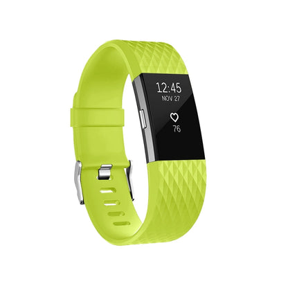 Diamond Pattern Adjustable Sport Watch Band for FITBIT Charge 2, Size: S, 10.5x8.5cm, S