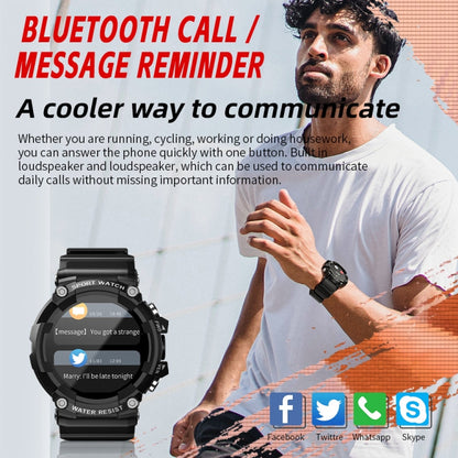 LOKMAT ATTACK 3 1.28 inch TFT Screen Sports Fitness Smart Watch, Support Bluetooth Call, ATTACK 3