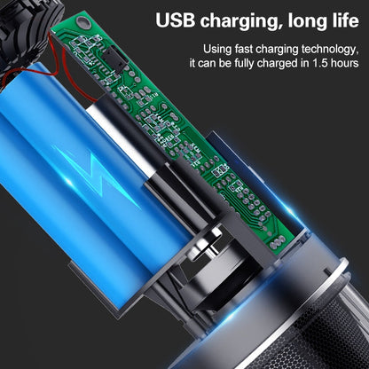 Car / Household Wireless Portable 90W Handheld Powerful Vacuum Cleaner, Navy Blue