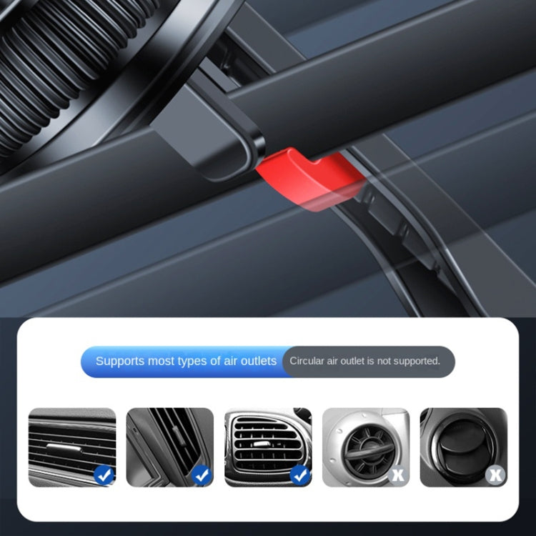 F73 MagSafe Magnetic Suction 360 Degree Rotating Car Phone Holder, F73
