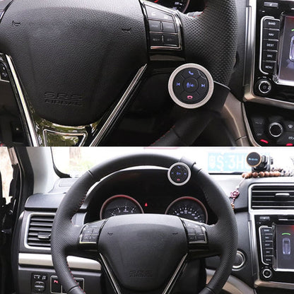 Universal Strap Shape Steering Wheel Remote Control Car Multimedia Wireless Button Remote Control, Strap Shape Black, Strap Shape Silver