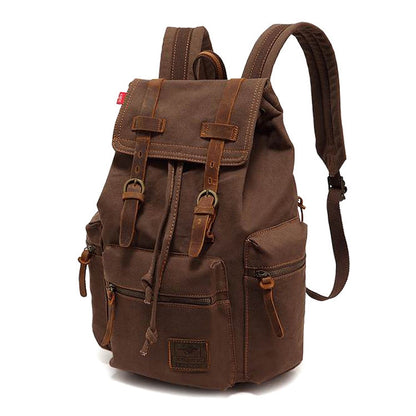AUGUR 1039 Large Student Retro Canvas Backpack Shoulders Laptop Bag, 1039 Large