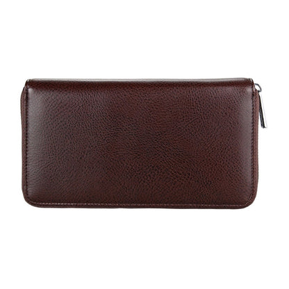 Antimagnetic RFID Large Capacity Long Style Genuine Leather Passport Package / Multifunctional and Many Card Slots Card Package