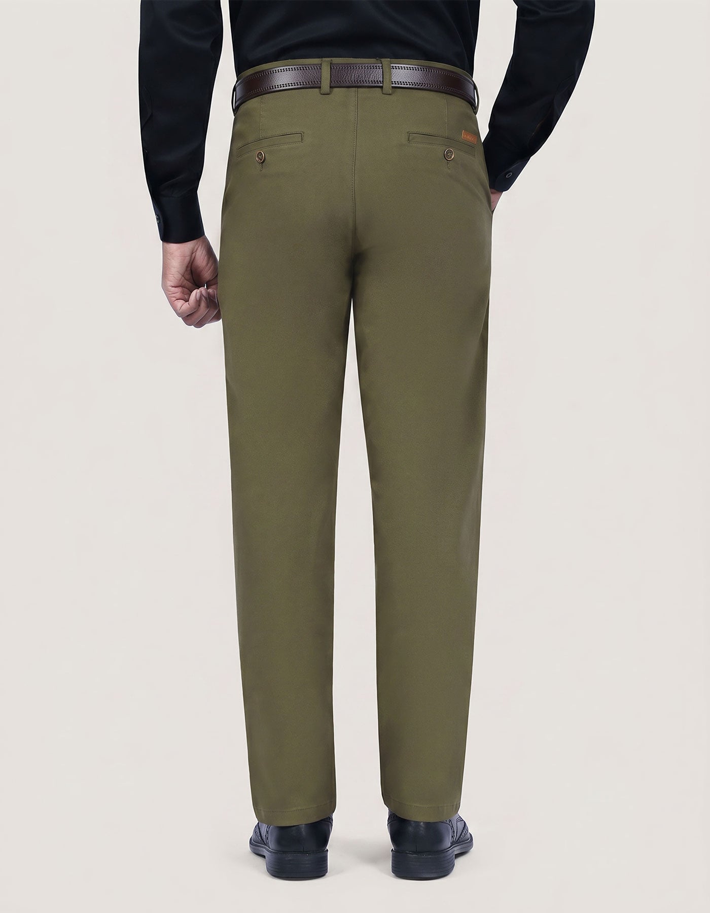 Twill Chino Trouser – Olive