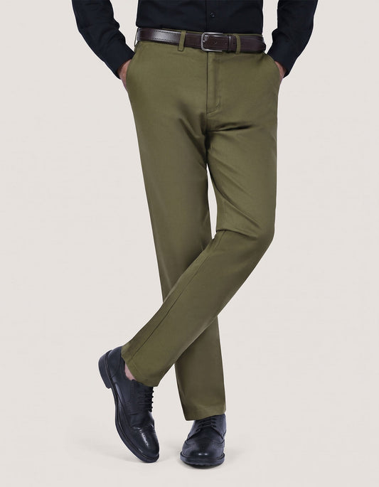 Twill Chino Trouser – Olive