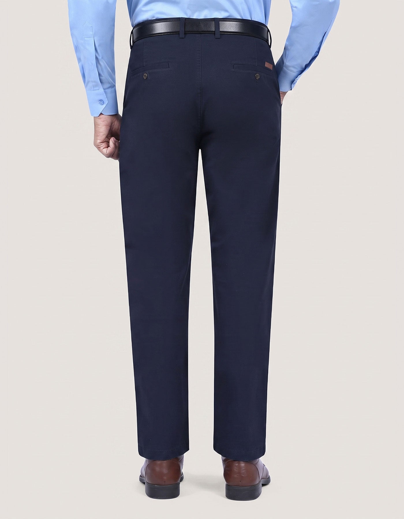 Navy Cross Pocket Twill Chino Trouser