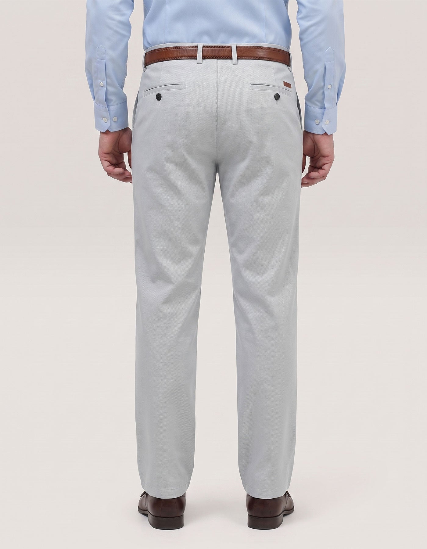 Silver Easy Care Chino Trouser