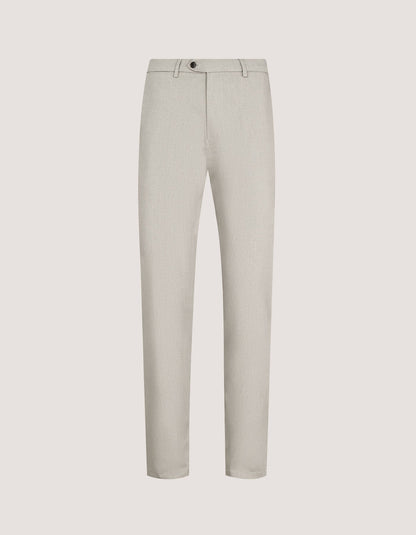 Light Grey Textured Chinos
