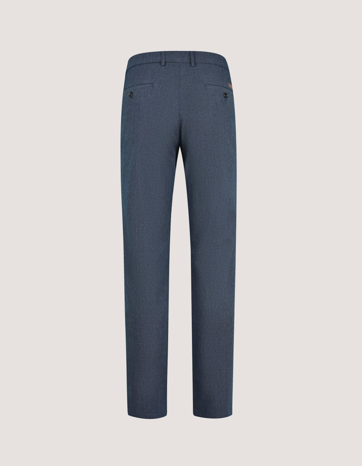 Premium Textured Cotton Chinos – Blue