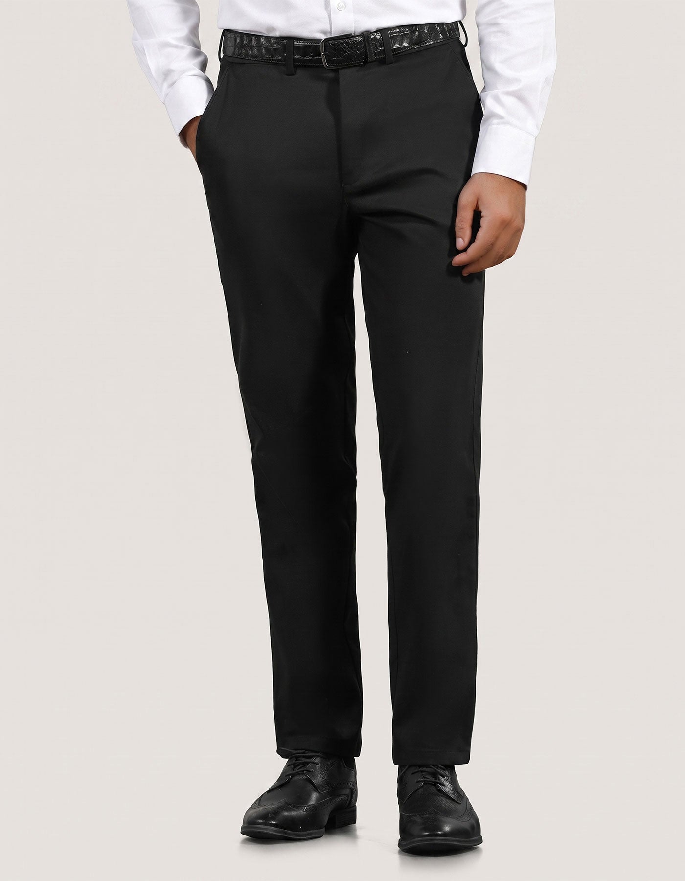 Dark Grey Moleskin Chino Trouser