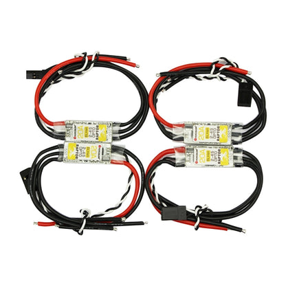 Flycolor Raptor Series Power Set, Includes 4 PCS 20A Speed Controllers + 4 PCS 2300KV Motors + 4 PCS 5045 Propellers, 2300KV